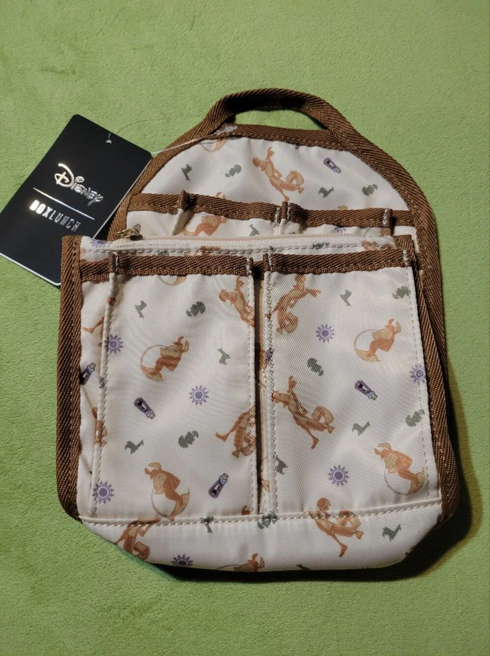 Disney Emperor's New Groove Kuzco Pattern Allover Print Mini Backpack Organizer